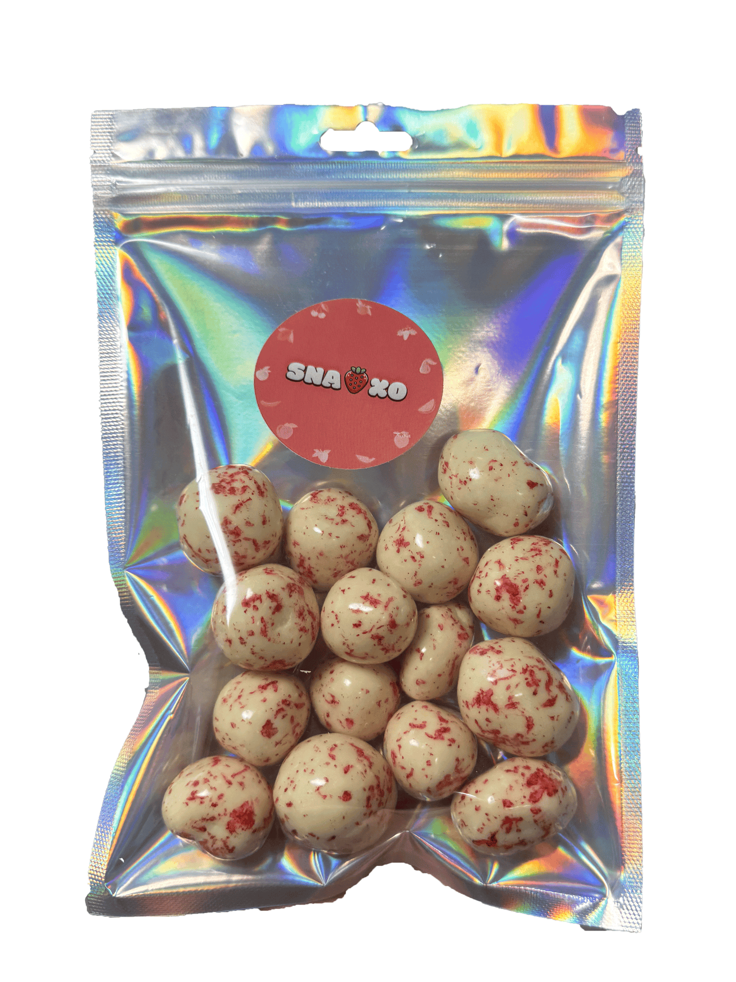 Brombeer-Dragees mit weißer Schokolade