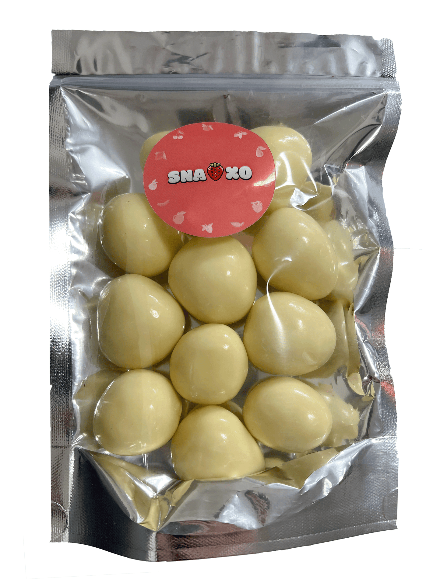 Gefriergetrocknete Erdbeeren mit weißer Schokolade überzogen (200g)